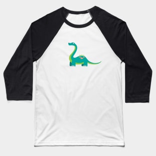 Brontosaurus Baseball T-Shirt